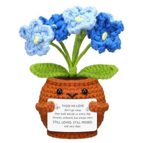 Sympathy Gift Loss of Loved One,Blue Forget Me Not Flower,Those We Love - color: Blue Forget Me Not Flower, style: Those We Love