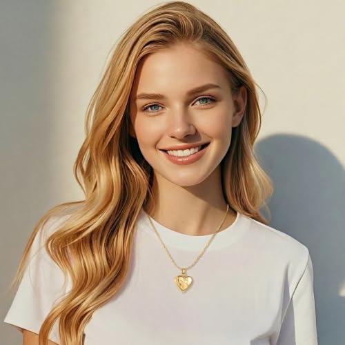 Paw Print Heart Urn Necklace for Pet Ashes Cremation Jewelry Memorial Keepsake Pendant for Dog/Cat Stainless Steel Ash Holder Necklace - color: Gold