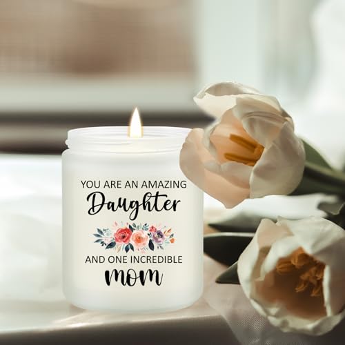 Daughter Gifts from Mom Dad -Mothers Day Gifts for Daughter - Christmas Valentines Day Gift for Daughter - Lavender Scented Candle - color: Daughter