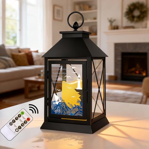 Memorial Candle Lantern with Flickering LED Candle and Remote Control Bereavement Sympathy Gifts in Memory for Loss of Brother Remembrance Gift (Brother) - color: Brother