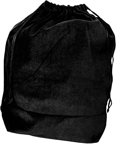 Large Black Velvet Cremation Urn Bag - Velvet Cotton Bag for Urn - Large Size 9"L x 6"W x 16"H - Great for Holding a Pet or Human Urn Measuring 14"H or Smaller - color: Black, size: Large