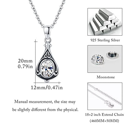 Urn Necklace for Ashes Cremation Jewelry 925 Sterling Silver Ashes Pendant Necklace Memorial Jewelry Gifts for Women Men Girls Boys - style: Celtic-April-Created Dimond