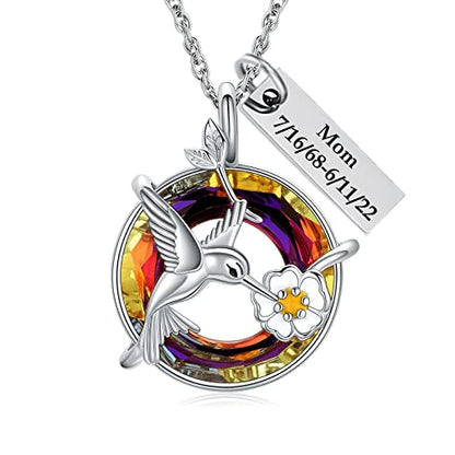 shajwo Hummingbird Urn Necklaces for Ashes - color: Customize 2