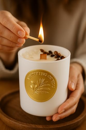 Thinking of You Sympathy Candle, Sympathy Memorial Candle for Loss of Loved One, Bereavement Gift, Condolences Remembrance Gifts for Loss, Miscarriage Gift for Women, Get Well Soon, Condolences