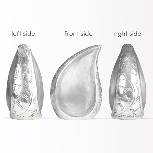 Mini Lily Urn for Human Ashes - Small Teardrop Decorative Burial Urn for Adult Male or Female - Tiny 3-Inch, 1 Piece - size: Keepsake-1
