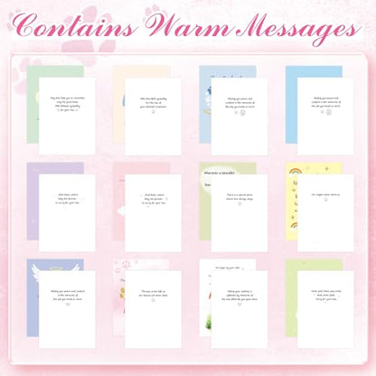 Motiskyy 48 Pack Pet Sympathy Cards for Dogs Cats Loss Sympathy Card Bulk with Envelopes and Stickers Loss of Pet Dog Cat Rainbow Bridge Condolences Gifts (Pastel) - style: Pastel