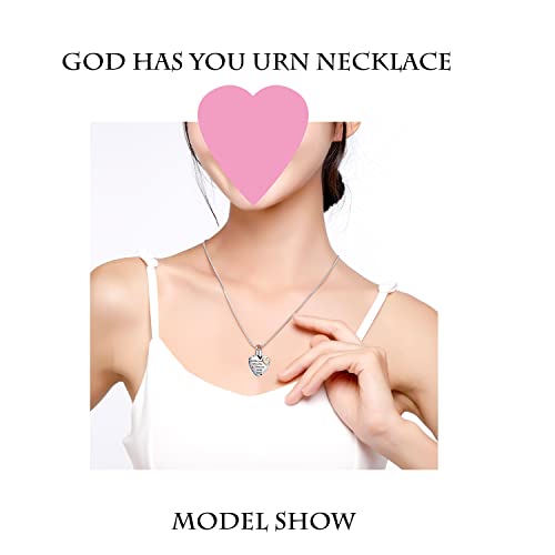 Heart Urn Necklace for Ashes Women Men Cremation Jewelry for Ashes Cremation Necklace In Memory of Loved One Grandpa Grandma Dad Mom Uncle Aunt Brother Sister Daughter Son - style: Grandpa