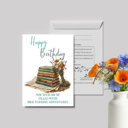 Outsidepride Birthday Party Seed Packet Favors - 25 Packets - size: Option 2, style: Birthday Party