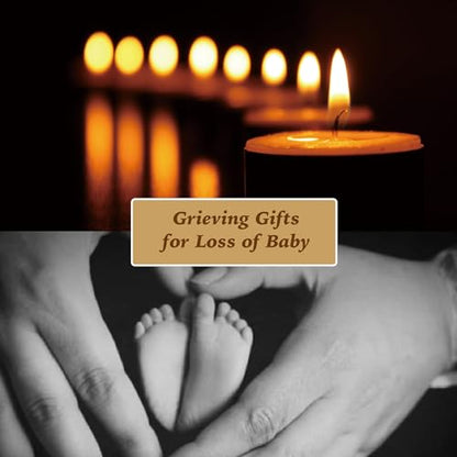 Baby Miscarriage Gift, Sympathy Condolence Remembrance Grief Memorial Gifts | Letters To My Baby In Heaven Faux Leather Journal with Window Cover 200 Pages A5 Lined for Family Friend Who Loss of Infant - style: Baby