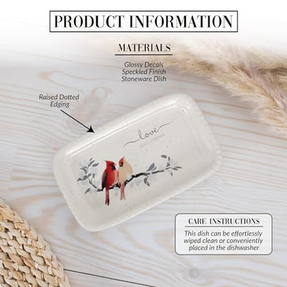 Pavilion - 5" Keepsake Dish - Cardinal Memorial Bereavement In Memory Gift Condolences Loss Of Loved One Present
