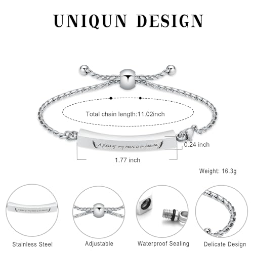 Minicremation Shiny Crystal Cremation Bracelet for Ashes for Women Cube Urn Bangle Locket Ash Holder Memorial Jewelry Bracelet Keepsake Gift - color: 2pcs-Silver