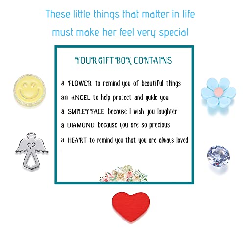 SAM & LORI Personal Bracelets for Teens/Women-Inspirational Jewelry Gifts (Various Designs) for Daughter/Sister/Mom/Friends-Adjustable Bracelet in a Pretty Gift Box - style: 2-Daughter Mom-To my daughter,...Mom