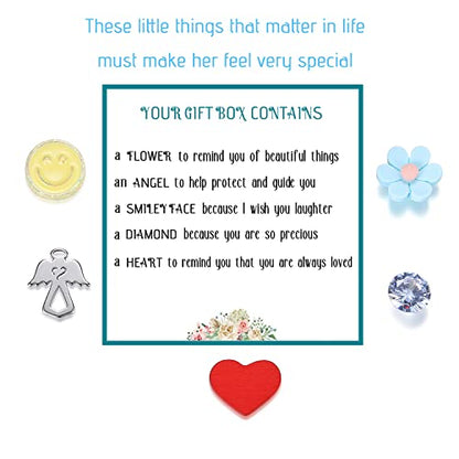 SAM & LORI Personal Bracelets for Teens/Women-Inspirational Jewelry Gifts (Various Designs) for Daughter/Sister/Mom/Friends-Adjustable Bracelet in a Pretty Gift Box - style: 2-Daughter Mom-To my daughter,...Mom