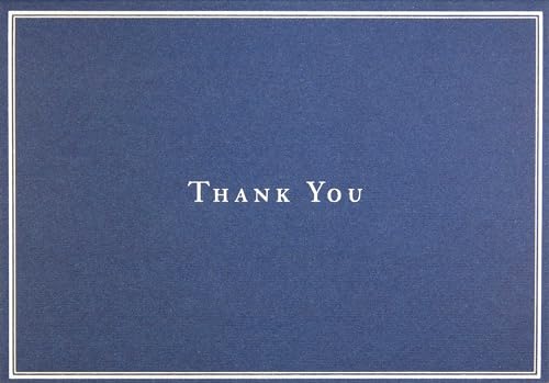 Navy Blue Thank You Notes (Stationery, Note Cards, Boxed Cards)