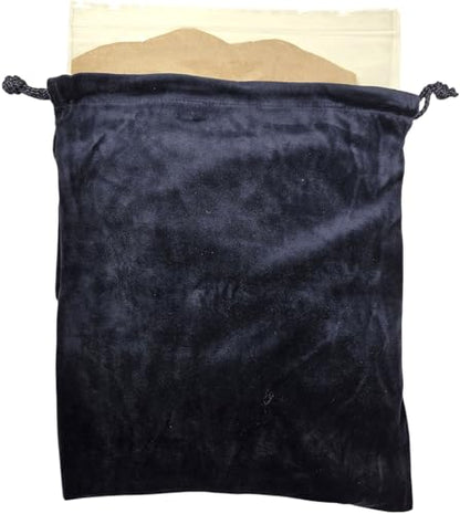 Blue Velvet Cremains Bag, Medium (7" x 9") - color: Blue, size: Medium