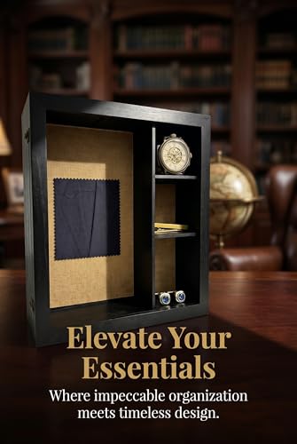 Extra Deep Shadow Box Frame 14x16, Depth 6in Shadow Boxes Display Cases, for Flowers Bouquet Wedding Picture Photo and Keepsake (Black) - color: Black