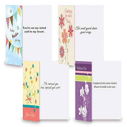 Current Friendship Thinking of You Cards with Envelopes - Assortment of 20 Greeting Cards, 10 Designs, Large 5" x 7" Thinking of You Cards for Women - style: Friendship Value Pack II