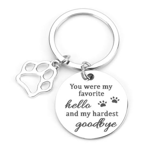 Pet Memorial Keychain for Loss of Dog or Cat Sympathy Keychains for Pet Owners Loss of Pet Keychain - color: Pet Memorial 04