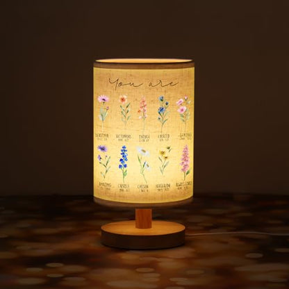 WSYEAR Christian Gifts for Women, Christian Table Lamp with Flowers, Birthday Gifts for Women, Inspirational, Religious Gifts for Sister, Friend, Daughter, Mom - color: Flower