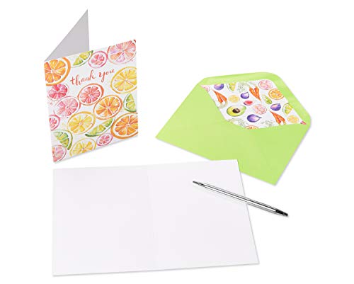 Papyrus Thank You Cards with Envelopes, Fruits and Vegetables (20-Count) - color: Fruits and Vegetables