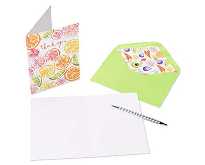 Papyrus Thank You Cards with Envelopes, Fruits and Vegetables (20-Count) - color: Fruits and Vegetables