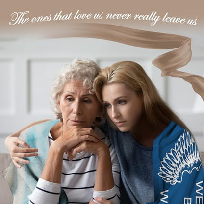 Vsmoedb Custom Memorial Blanket with Pictures for Loss of Loved One - color: Select08
