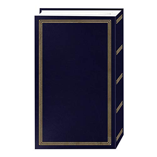 Pioneer Photo Albums STC-504 Navy Blue Photo Album, 504 Pockets 4"x6", (Pack of 4) - color: Navy Blue, size: Pack of 4