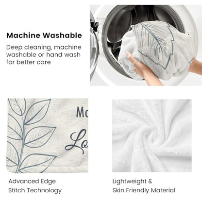 Made in USA, Custom Memorial Photo Blanket, Personalized Sympathy Gifts for Loss of Loved One, Custom Remembrance Throw for Loss of Dad Mom Husband Wife Grandma Grandpa Daughter Son Friend Pet - color: Personalized With Photo
