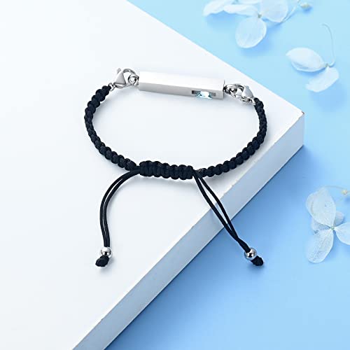Harbeingt Adjustable Urn Bracelet for Ashes for Women Cremation Jewelry - color: Customize