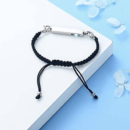 Harbeingt Adjustable Urn Bracelet for Ashes for Women Cremation Jewelry - color: Customize