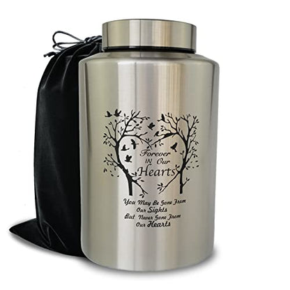 Large Cremation Urns for Human Ashes, for Adult Female & Male - size: 220 lbs