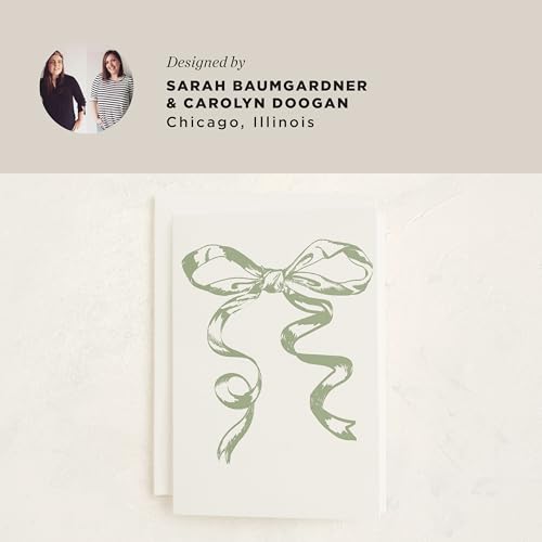 Minted | Blank Greeting Card, All Occassions, 5x7 w/Envelope | Big Bow - color: Big Bow