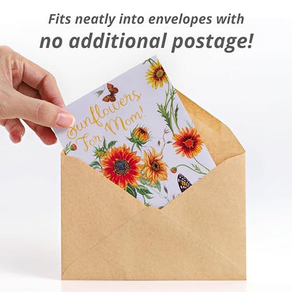 25 Sunflowers for Mom - Happy Mothers Day - Sunflower Seed Packets - style: Sunflowers for Mom