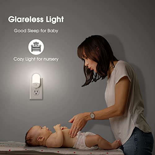 L LOHAS LED Night Light Plug in, 4 Pack 0.6W LED Night Light for Kids, Auto - color: Daylight, size: 4 Count (Pack of 1)