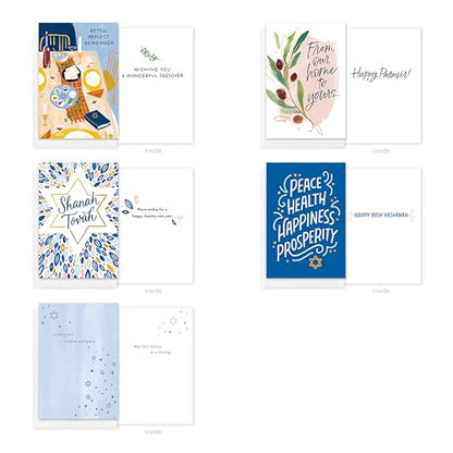 American Greetings Jewish Deluxe Boxed Card Assortment with Envelopes (32-Count) - color: JEWISH DELUXE BUNDLE