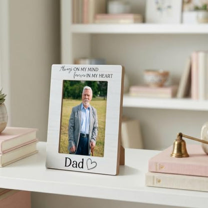 Memorial Gifts Dad Picture Frame 4x6 for Desk Table Room - color: color-1