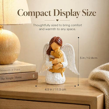 Dog Memorial Gifts for Loss of Dog, Pet Memorial Gifts, Resin Angel Statues, Sculpting Angels, Pet Sympathy Gifts - style: Dog Memorial Gifts