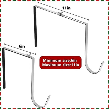 Christmas Headstone Wreath Hanger, Adjustable Headstone Wreath Holder - style: 1 Pc