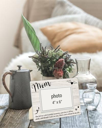 Memorial Gifts for Loss of Mom Picture Frame Sympathy | Gifts for Loss of Mother Bereavement Remembrance Gift Picture Frame for 4X6 Photo