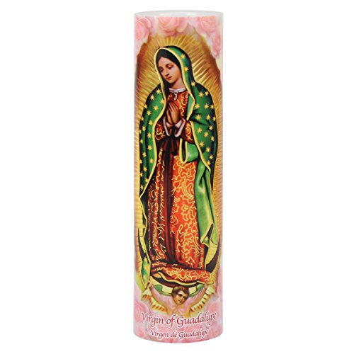 Our Lady of Guadalupe, LED Flameless Devotional Prayer Candle
