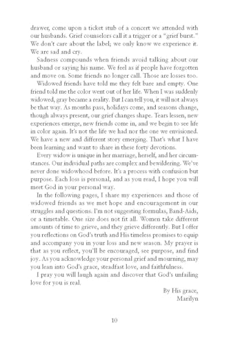 Mourning Glories: 40 Devotions on Grief, Faith, and New Seasons for Widows