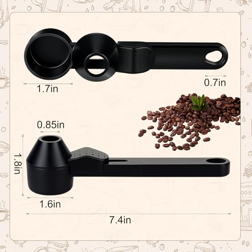 Palksky Coffee Scoop & Funnel for Reusable K Cup Refillable Coffee Pods,2 Tablespoon Coffee Measuring coffee Scooper,1PCS(Coffee Color) - color: Coffee Color