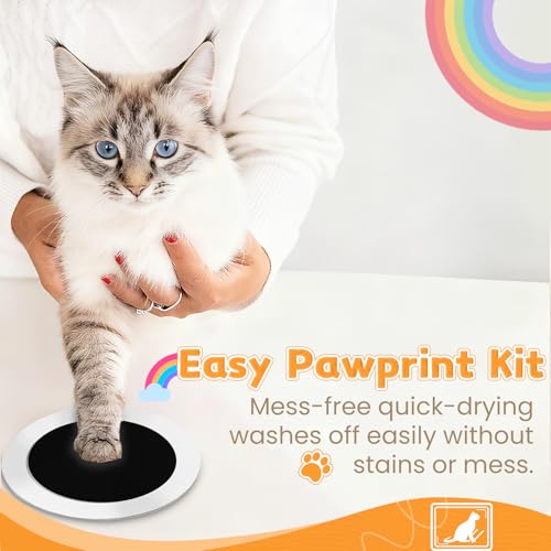 Inkless Baby Hand and Footprint Kit - Mess Free Ink Pad for Newborn Keepsake, Dog Nose & Paw Print Kit, Clean Touch Ink Pad for Baby Hand & Footprints, Ideal New Mom Gifts（Brown） - color: BROWN