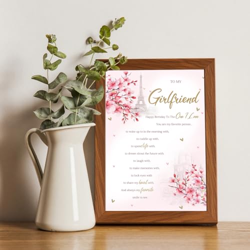 Girlfriend Birthday Card, Happy Birthday Card Gifts for Girlfriend - color: QQ-73