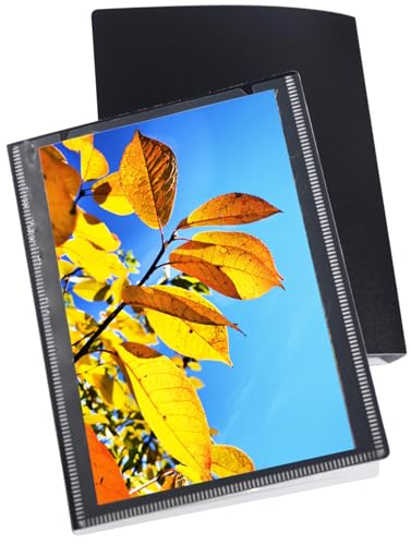 2 Pack Photo Album 4x6 Photos, 52 Pocket Photo Binder, PP Cover,Small,Black - color: Black, size: 52Photos 2Pack