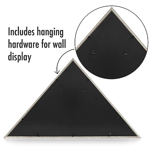 Americanflat Large Flag Display Case for Folded 5x9.5' Burial Flags - Engineered Wood Display Box for Wall or Tabletop - Silhouette Collection - Driftwood - color: Driftwood, style: 5x9.5 Burial Flag