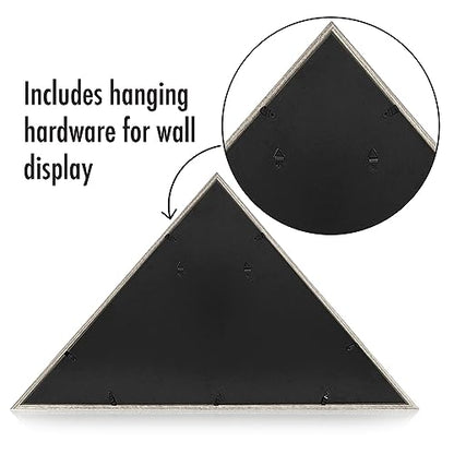 Americanflat Large Flag Display Case for Folded 5x9.5' Burial Flags - Engineered Wood Display Box for Wall or Tabletop - Silhouette Collection - Driftwood - color: Driftwood, style: 5x9.5 Burial Flag