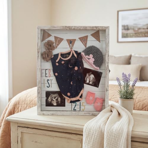 13x16 Wedding Bouquet Shadow Box Display Case,,White - color: White, size: 13*16