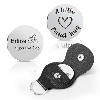 Pocket Hug Token 2026 Graduation Giftsfor her him Mothers Day Gifts for Mom Thank You Gift for Her Him - color: Believe in You Like I Do
