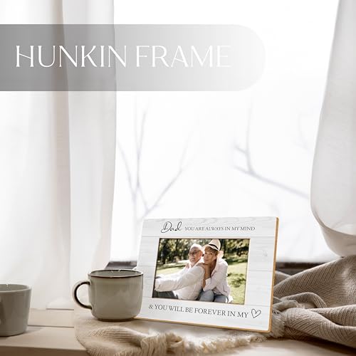 Memorial Gifts for Loss of Dad Picture Frame 5x7, Bereavement Sympathy Remembrance Gifts for Loss of Father, Daddy picture frame, In Memory of Dad Picture Photo Frames for Tabletop Desk Decor